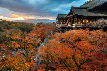 Foto op Canvas Kiyomizu-dera-tempel in Kyoto, Japan © Luciano Mortula-LGM