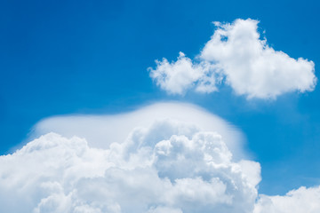 Blue sky with clouds