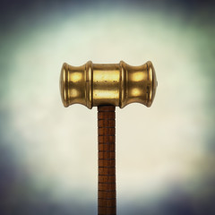 brass head gavel