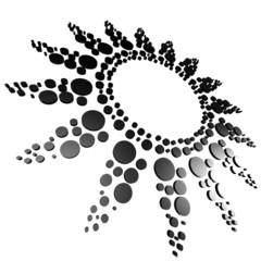 Black circle pattern