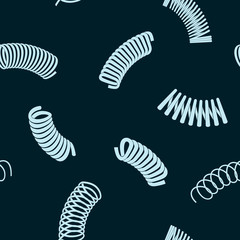 Seamless background with Springs  for your design