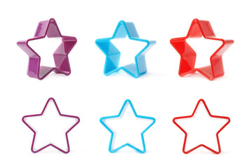 Star shaped baking mold form set