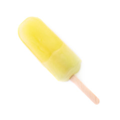 Ice pop popsicle on a stick isolated