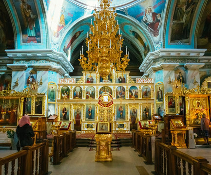 Interior Of Belarussian Orthodox Church Cathedral of St. Peter a