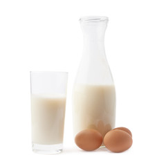 Composition of milk and eggs