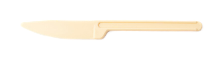 Plastic knife tool isolated