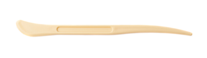 Plastic knife tool isolated