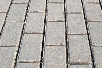 block pavement texture closeup