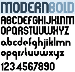 Poster modern bold black font and numbers.