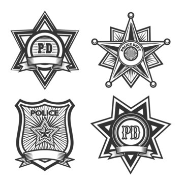 Police Badge Set