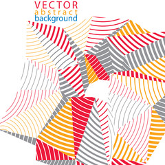 Vector complicated 3d backdrop, modern digital technology style