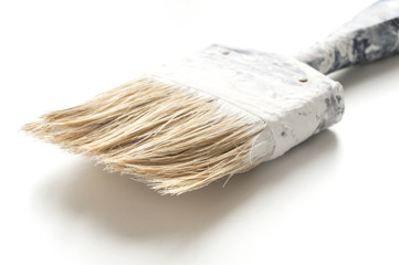 Dirty painted brush