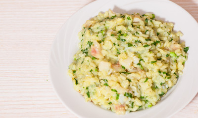 risotto with fish