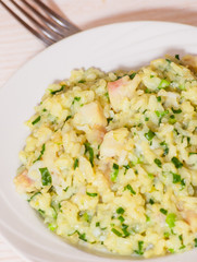 risotto with fish