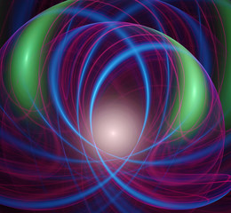 Abstract fractal background