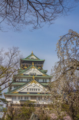 Osaka Castle in Japan