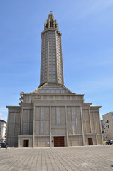 Obraz premium Eglise Saint-Joseph du Havre (Seine-Maritime)