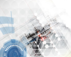 Abstract new progressive technology for business solutoin