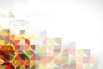 Fototapeta premium Abstract new progressive technology for business solutoin