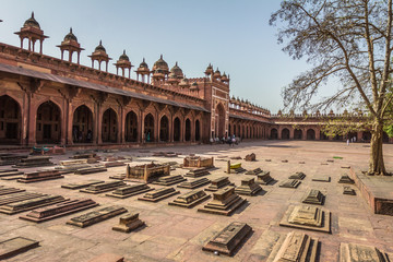 fatehpur sikri tombs in India