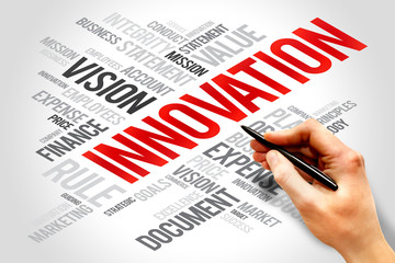 INNOVATION word cloud, business concept