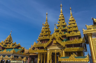 Shwe Dagon Pagoda in Yangon Burma