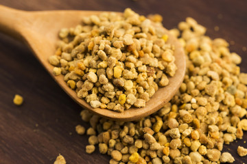 Bee pollen closeup