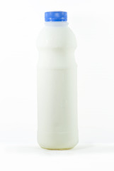  Milk bottle. Isolated on white background