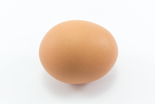 Clean egg for health with isolate background.