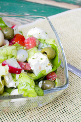 fresh vegetable salad