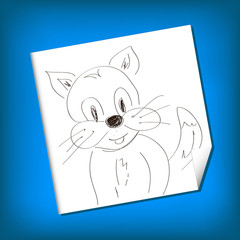 Cat Sketch doodle