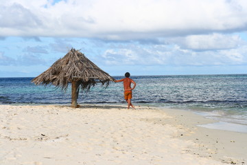 man deserted dream island st vincent et les grenadines caribbean