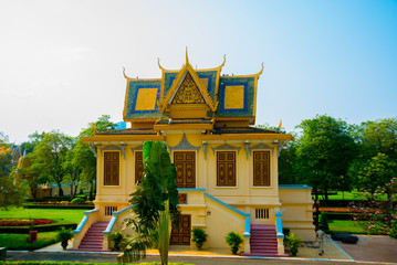 The Royal palace in  Phnom Penh, Cambodia.