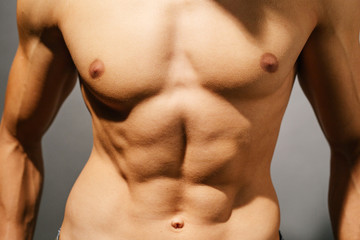Fototapeta premium Muscular man torso