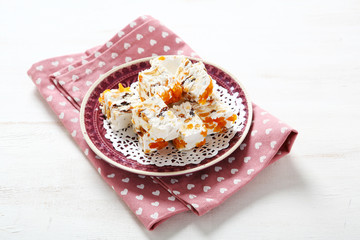 East sweets with almonds