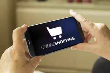 online shopping smartphone