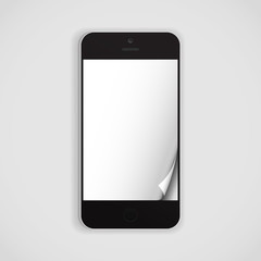 Online magazine on smartphone template