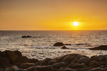 Fototapeta na wymiar Oceanic sunset
