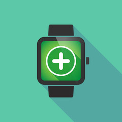Smart watch with a sum sign