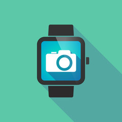 Smart watch with a photo camera