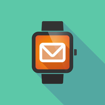 Smart watch with an envelope