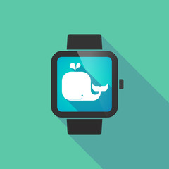 Smart watch with a whale