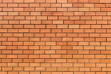 A brick wall looks clean