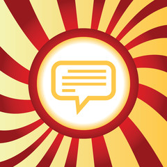 Message abstract icon