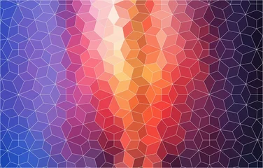 Poster Im Rahmen Abstract  mosaic colorful background © igor_shmel