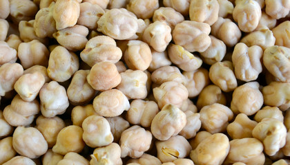 Chickpeas background