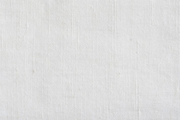Natural Bright White Flax Fiber Linen Texture, Detailed Pattern Macro Closeup, Horizontal