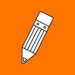 Vector pencil icon. Eps10