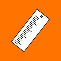 Vector ruler icon. Eps10