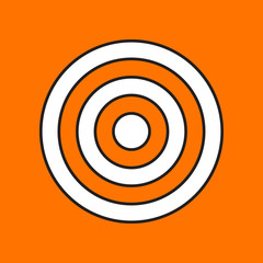 Vector target icon. Eps10